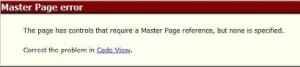 Master Page Error