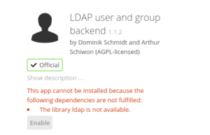 Nextcloud ldap authentication